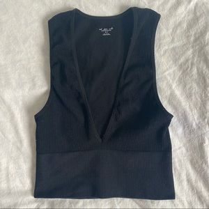 Urban Outfitters Out from Under Black Hailey Seamless Tank